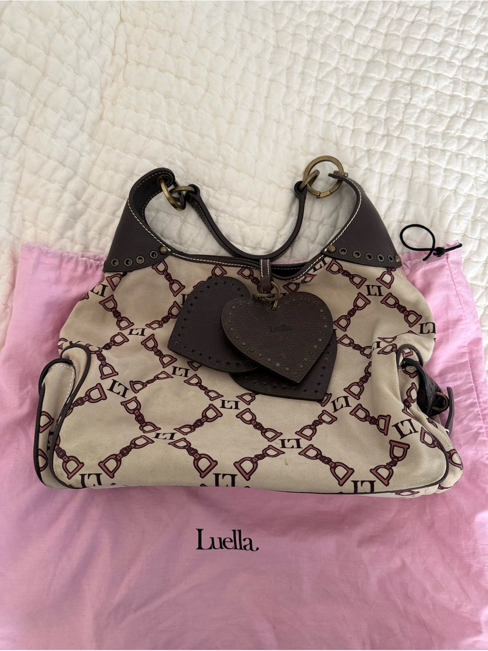 Luella equestrian themed shoulder bag- vintage!